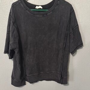 Women's Black Casual Top